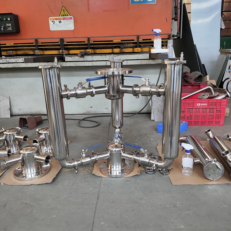 不銹鋼三聯(lián)氣體過(guò)濾器-空氣 氮?dú)?氧氣過(guò)濾